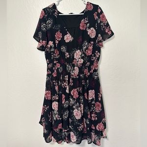 Torrid Dress | Size: 1 | Black & Pink Floral Dress